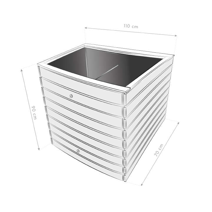 WESTMANN Hochbeet Asket